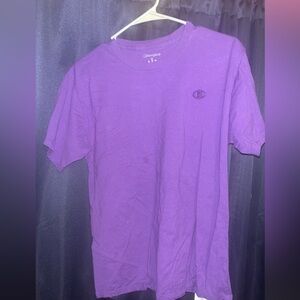 Champion Men's Short Sleeve Tee in Purple